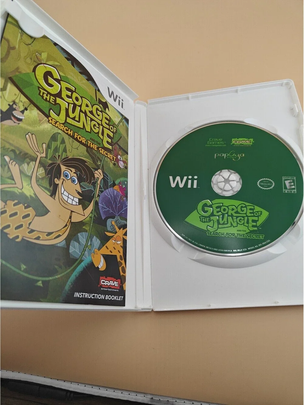 George of the Jungle Search for the Secret Nintendo Wii 2008 Complete
